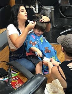 eclectic stylists offer tender hair care services to children